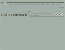 Tablet Screenshot of blithfieldwillowcrafts.co.uk